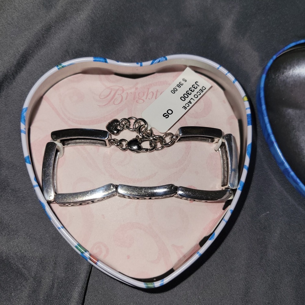 Brighton Cutout Rectangle Link Bracelet NWT